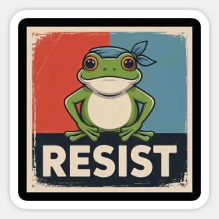 Portland-Frog Sticker